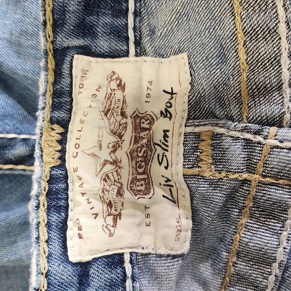 BIG STAR 1974 Vintage Collection Liv Slim Boot Cut Jeans- Size 27R - Picture 2 of 11